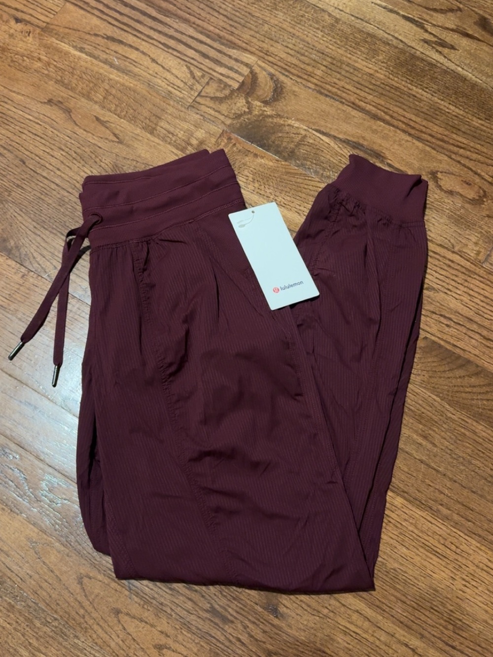 Lululemon Athletica Dance Studio Mid-Rise Joggers in Garnet